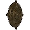 Ekena Millwork Haylynn Ceiling Medallion (Fits Canopies up to 1 1/4"), 29 1/8"OD x 1 1/4"ID x 4"P, Brass CM29HYBRS - alternate 2